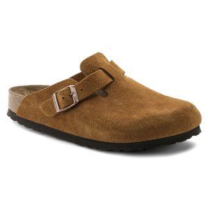 Boston Soft Footbed Suede Leather Birks